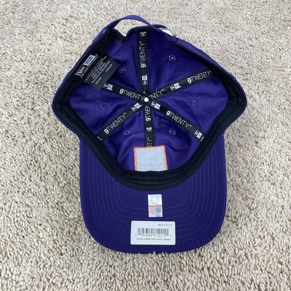 Clemson Tigers NCAA New Era 9TWENTY Hat Purple Contrast Patch Adjustable Cap NWT - Picture 5 of 8